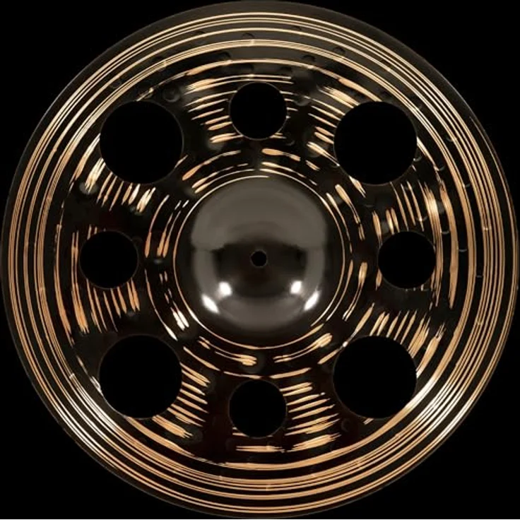 Meinl Cymbals Classics Custom Dark Trash Crash, 16 Zoll (40,64 cm), B12 Bronze, dunkles Finish, explosiver Klang für laute Musikstile – Bild 2