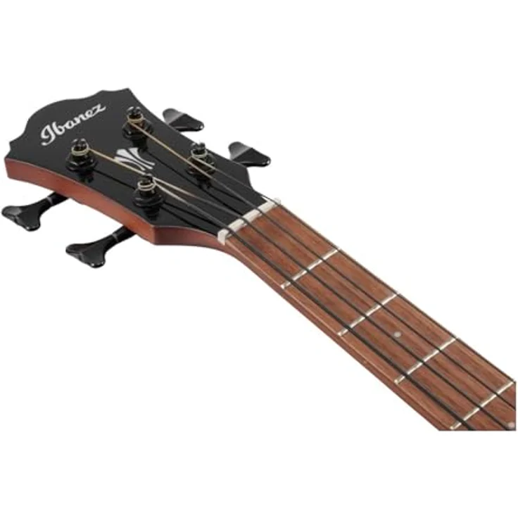 Ibanez AEGB24E-BKH, AEG Cutaway Akustikbass mit Ibanez Undersaddle Tonabnehmer, Sapele Decke und Boden, schwarz – Bild 5