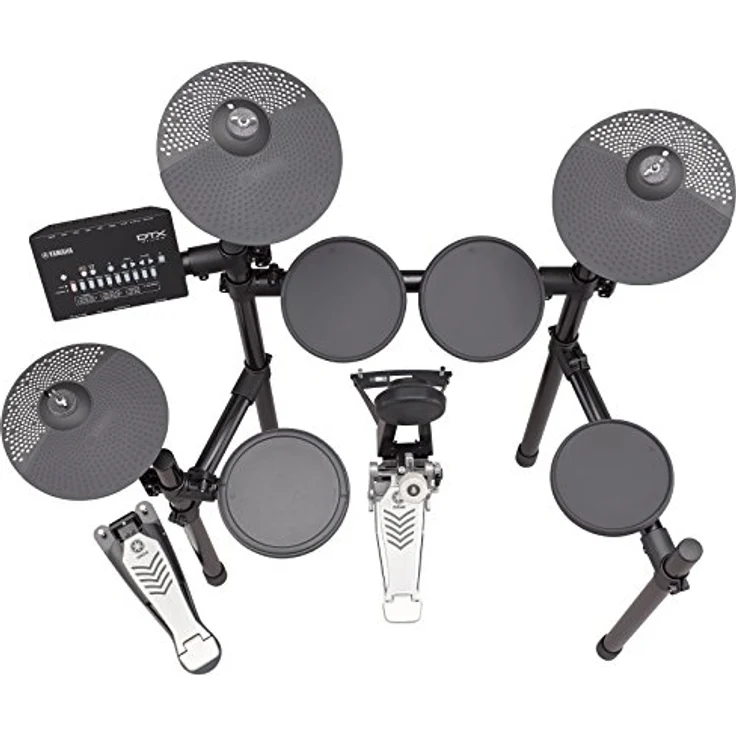 Yamaha DTX432K E-Drum Set, DTX402 Drum Modul mit 287 Sounds, 10 User Kits, USB/MIDI-Anschluss, inklusive 4x 7,5" Pads, 1x KP65 Kick Pad, 3x 10" Beckenpads – Bild 4