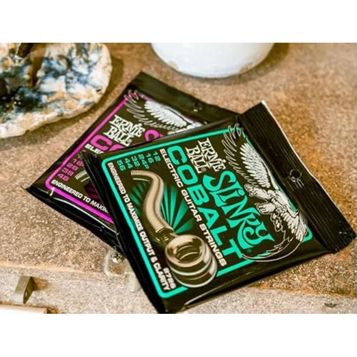 Ernie Ball Skinny Top Heavy Bottom Slinky Cobalt 7-Saiter E-Gitarrensaiten, Stärke 10-62, Cobalt-Legierung für verbesserte Leistung und Klarheit – Bild 2