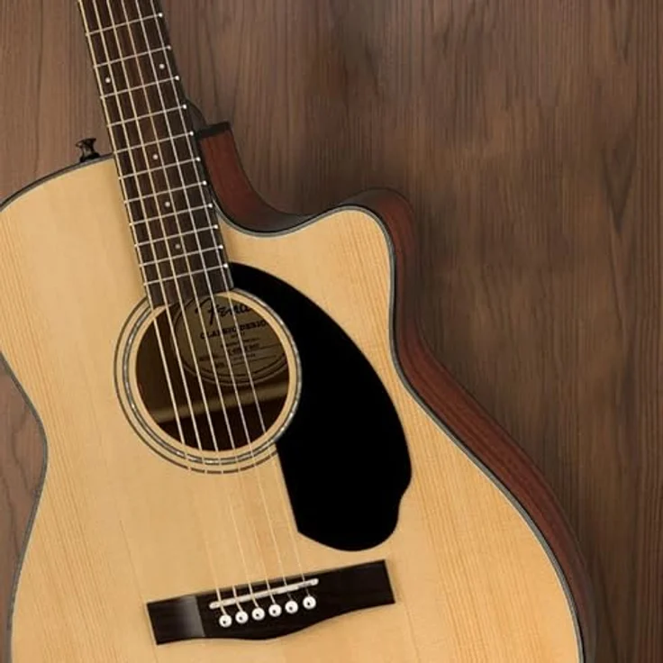 Fender CC-60SCE Nat WN, Westerngitarre mit massiver Fichtendecke, Mahagoni Boden, Cutaway, Fishman CD Elektronik, Naturfinish – Bild 8