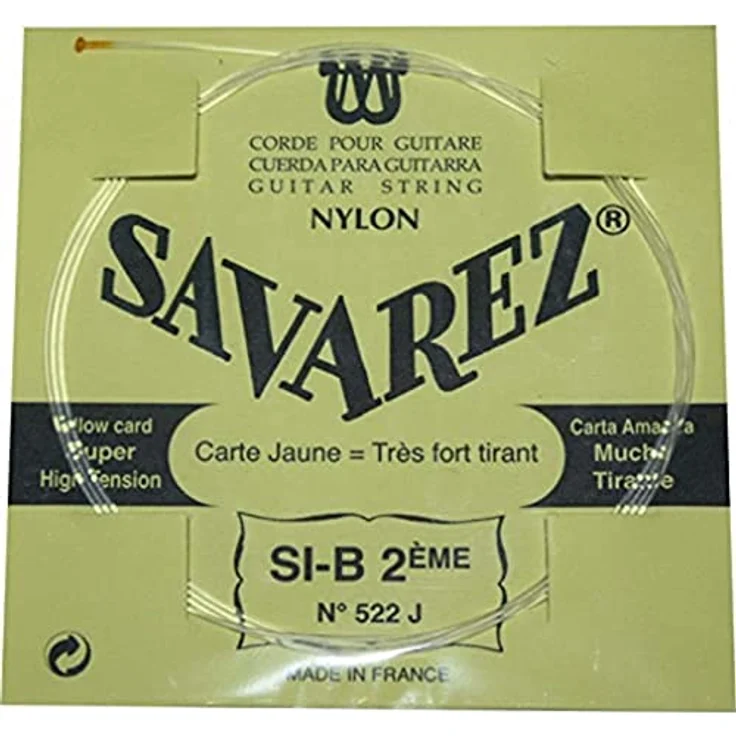 Savarez Traditional Concert 522J, Einzelsaiten für klassische Gitarre, Si2 hoch, passend für 520J – Bild 1