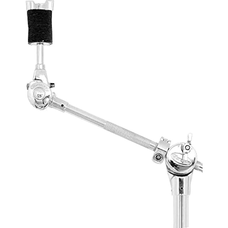 Gibraltar 6709 Cymbal Boom Stand, doppelstrebiger Schlagzeugständer, dreifach höhenverstellbar mit G-styled Memory Clamps, versenkbarer Galgenarm, stufenlos arretierbare Beckenaufnahme – Bild 2