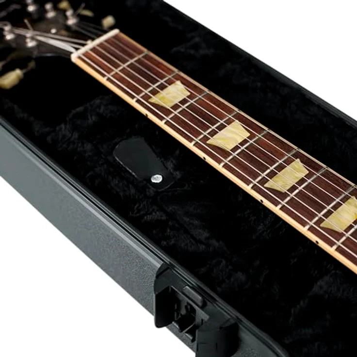 Gator TSA SC Guitar Case, Gitarrenkoffer für Single Cut E-Gitarre mit TSA-zugelassenem Zentralverschluss, schwarz – Bild 16