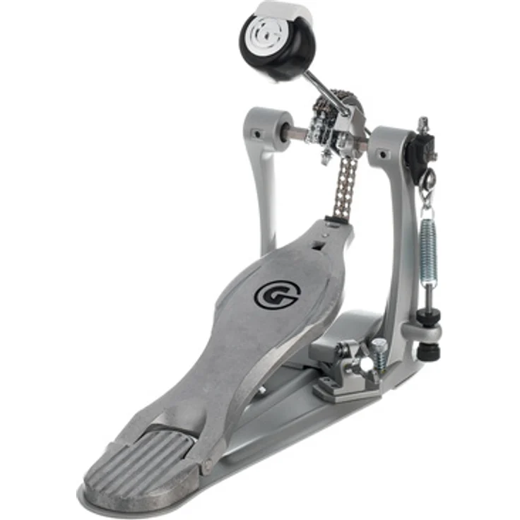 Gibraltar GTC6-S, Tour Class Single Pedal mit Doppelkette, einstellbarer Federspannung und gebogenem Rahmen – Bild 1