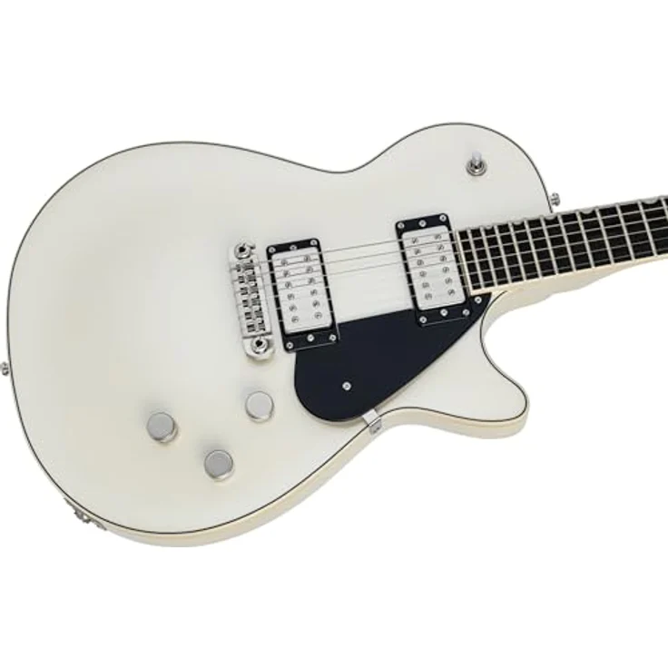 Gretsch EMTC Premier Jet VTG PRL, E-Gitarre mit Mahagoni-Korpus und Ahorn-Decke, Vintage Pearl – Bild 4