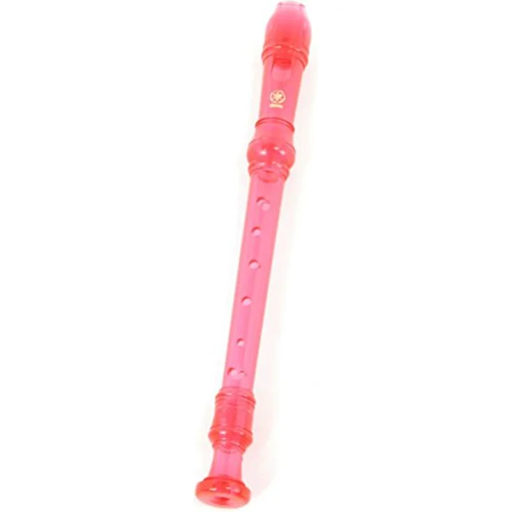 Yamaha YRS-20 GP Soprano Recorder, deutsche Griffweise, ABS-Kunststoff, transparent pink, a1 = 442 Hz, inkl. Tasche – Bild 2