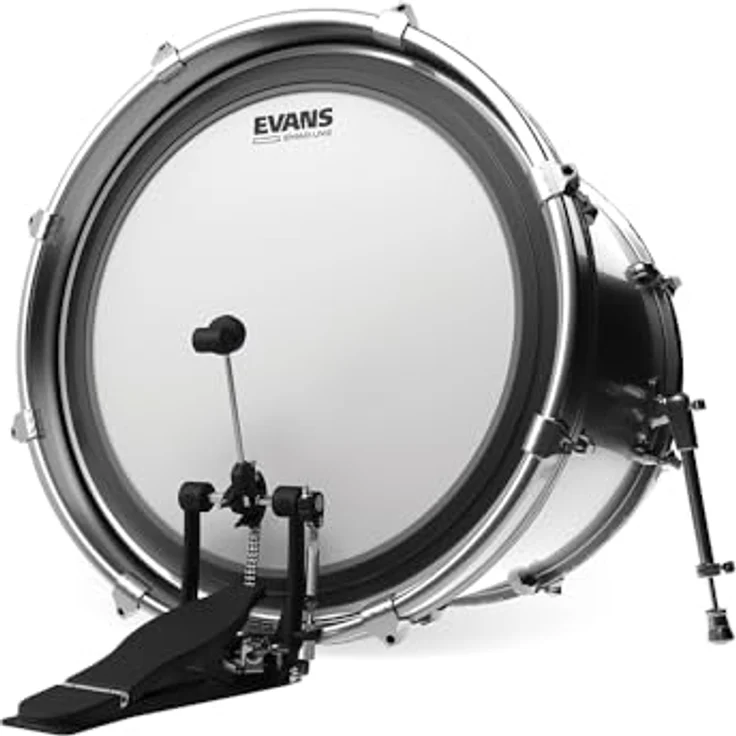 Evans 16" EMAD UV2 Coated Tom, doppellagiges Schlagzeugfell mit UV-gehärtetem Coating und variablen Dämpfringen – Bild 3