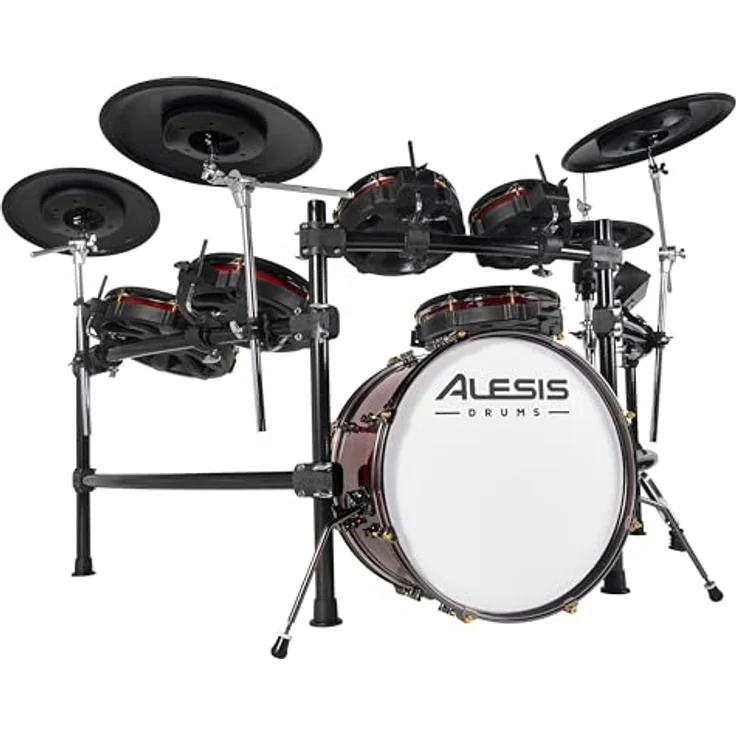 Alesis Strata Prime E-Drum Kit, professionelles E-Drum Set mit 10,1" Touch Display, BFD Sound Engine, 440 Kit Pieces, 40 GB Speicher, 20" Bass Drum und 14" aktives Hi-Hat System – Bild 11