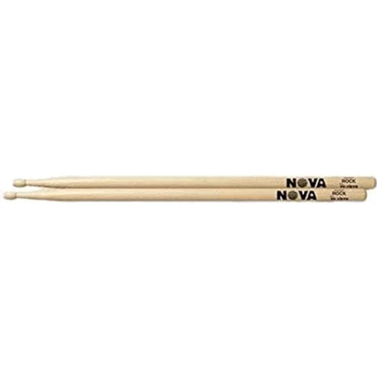 Vic Firth Nova Rock Hickory Drumsticks, natur, Holzkopf, 422,2 mm Länge, 15,8 mm Durchmesser, ovale Kopfform – Bild 2