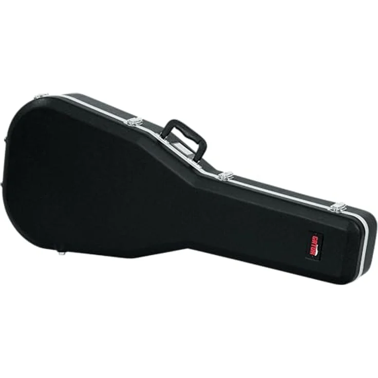 Gator GC-Classic Guitar ABS Case, Gitarrenkoffer für klassische Gitarren mit Alu-Schließprofil, EPS-Schaumpolster und Zubehörfach, schwarz – Bild 7