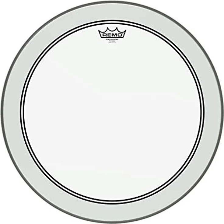 Remo 18" Powerstroke 3 Clear, Bass Drum Fell mit Falam Schutz und optimaler Soundkontrolle – Bild 2