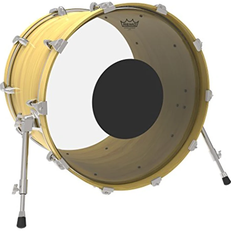 Remo 24" CS Clear Bass Drum, Schlagfell mit Black Dot, einschichtig, viel Attack, für alle Stilrichtungen geeignet – Bild 3