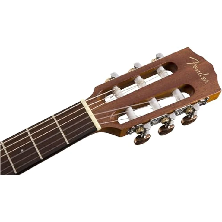 Fender CN-60S Natural WN, Konzertgitarre mit massiver Fichtendecke, Mahagoni-Boden und -Zargen, Walnussgriffbrett, Natur Hochglanz-Finish – Bild 8