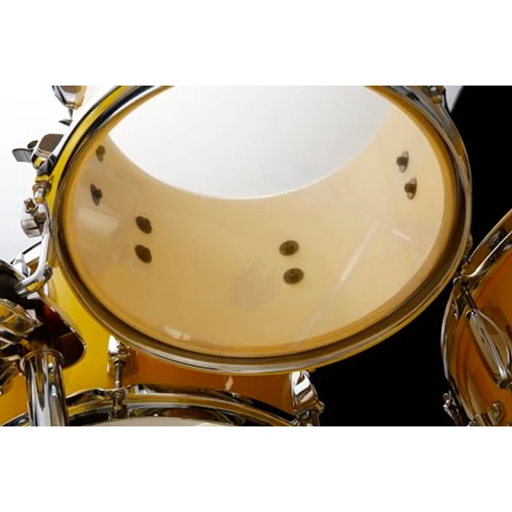 Tama Imperialstar 22" 5-teiliges Schlagzeugset, Electric Yellow, mit 6-lagigen Pappelholzkesseln und Chrom Hardware – Bild 5