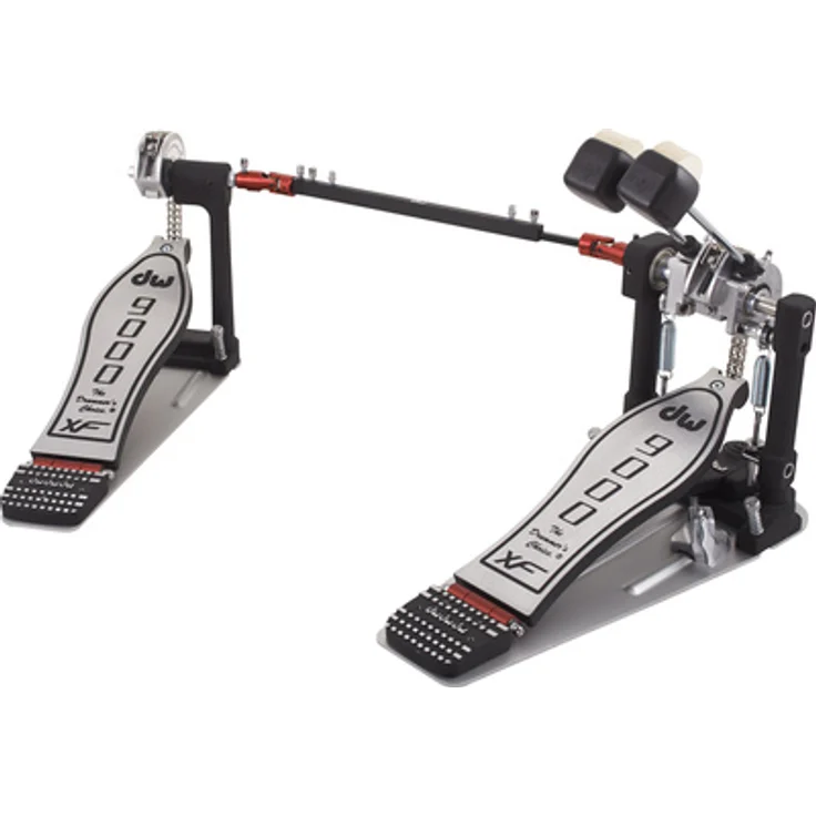 DW 9002 XF, Doppel Bass Drum Fußmaschine, longboard Version mit Kugellager, freischwingender Federaufhängung und Memoryfunktionen – Bild 1