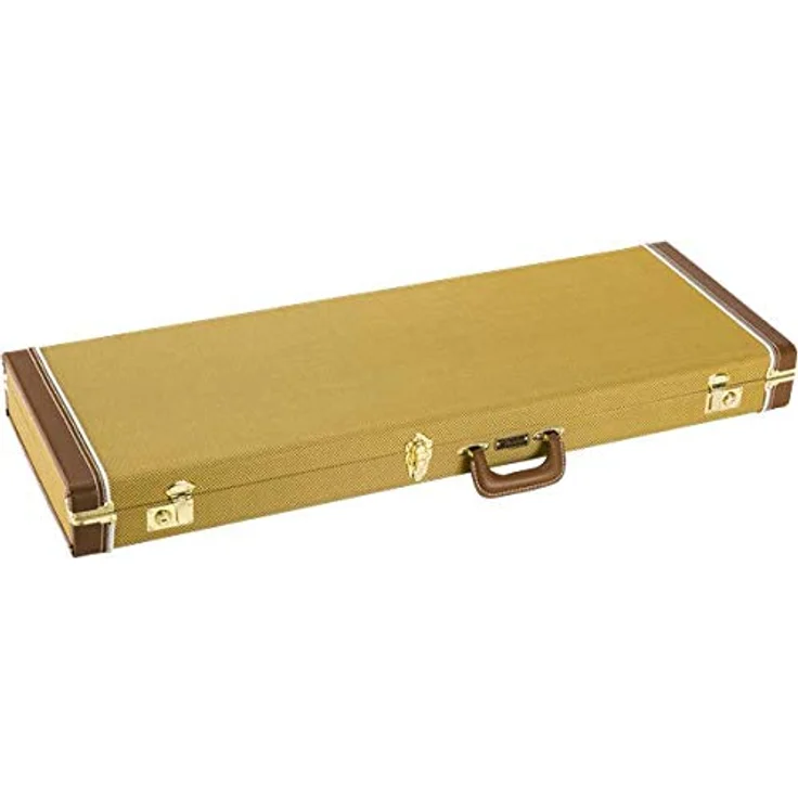 Fender CLSC SRS Case Strat/Tele, Gitarrenkoffer für Telecaster und Stratocaster, Farbe Tweed mit rotem Plüschinnenteil und große Zubehörfach – Bild 4