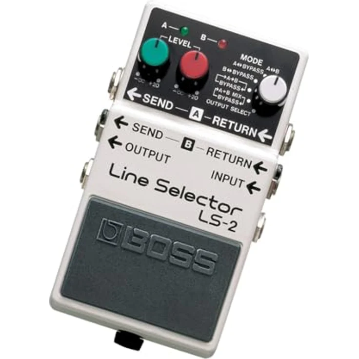 Boss LS-2 Line Selector, Gitarren-Effektgerät mit zwei schaltbaren Einschleifwegen und Verteilerbuchse – Bild 2
