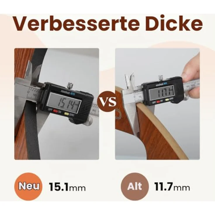 CAHAYA CY0180 Gitarrenständer aus Holz, klappbar, X-Frame Design, Anti-Rutsch für Akustik- und klassische Gitarren, stabil und tragbar – Bild 5
