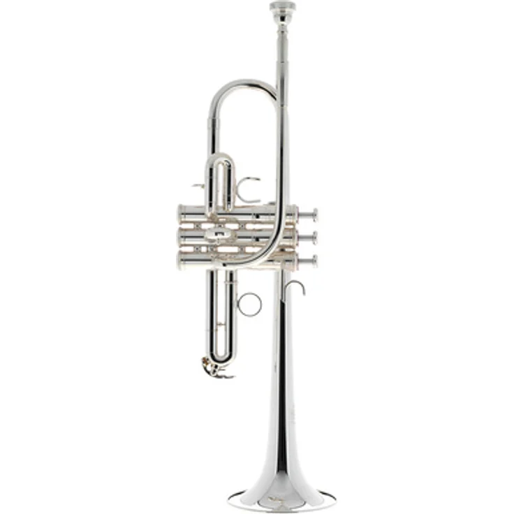 Yamaha YTR-9610, Eb/D Trompete, leichte Bauweise, mittlere Bohrung, 3 Ventile, versilbert, inkl. Koffer und 14B4 Mundstück
