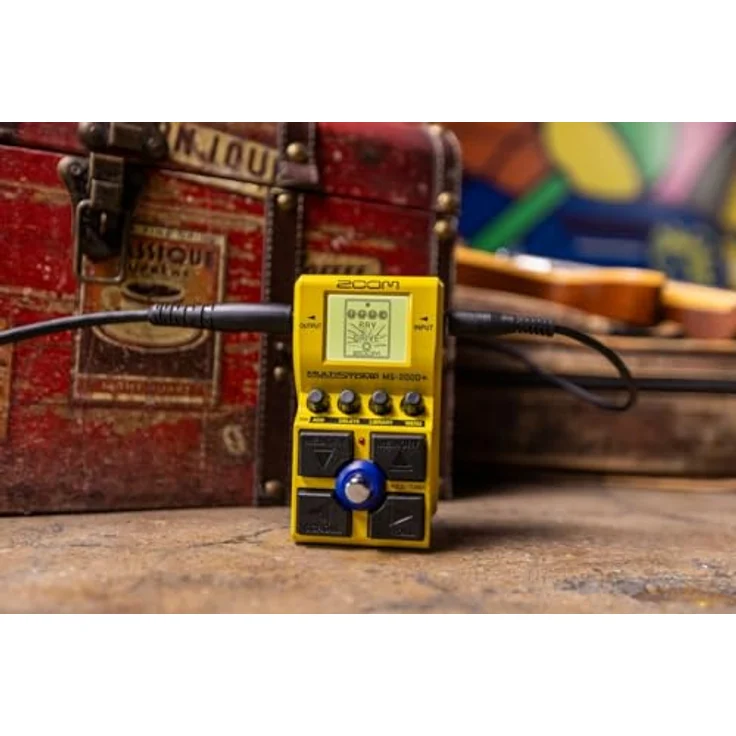 Zoom MS-200D+, Gitarren-Multieffektpedal mit 164 Effekten und App-Erweiterung, robustes Metallgehäuse – Bild 5
