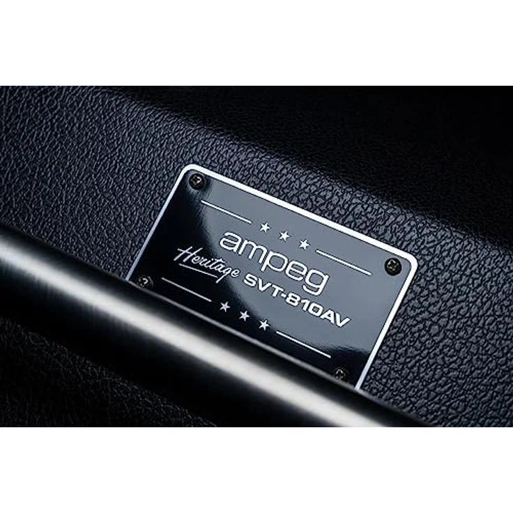 Ampeg Heritage SVT-810AV, Bassbox mit 8 x 10 Custom Eminence Lautsprechern, 800 Watt, schwarz/blau/silber – Bild 7