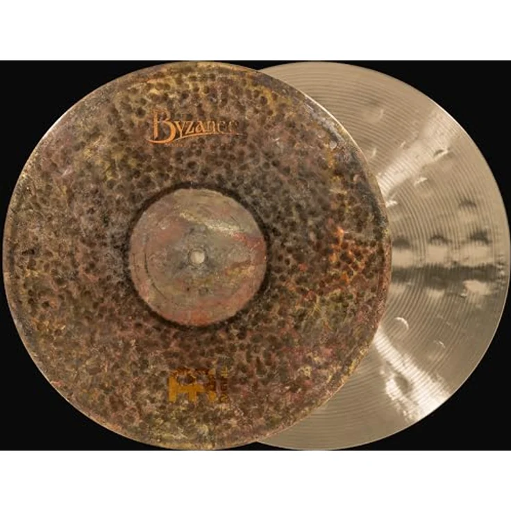 Meinl 15" Byzance Hi-Hat Extra Dry, handgehämmertes B20 Bronze Becken mit trockenem, erdigem Sound – Bild 9