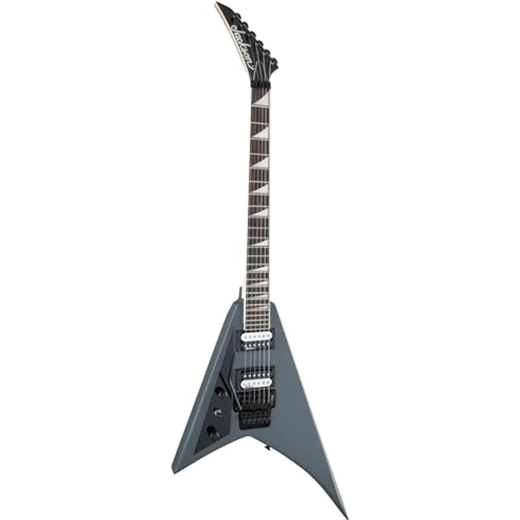 Jackson JS32-L Rhoads AH SG, Linkshänder E-Gitarre mit Linde Korpus, Ahorn Hals, 24 Jumbo Bünden, 2x Humbucker, Satin Gray – Bild 4