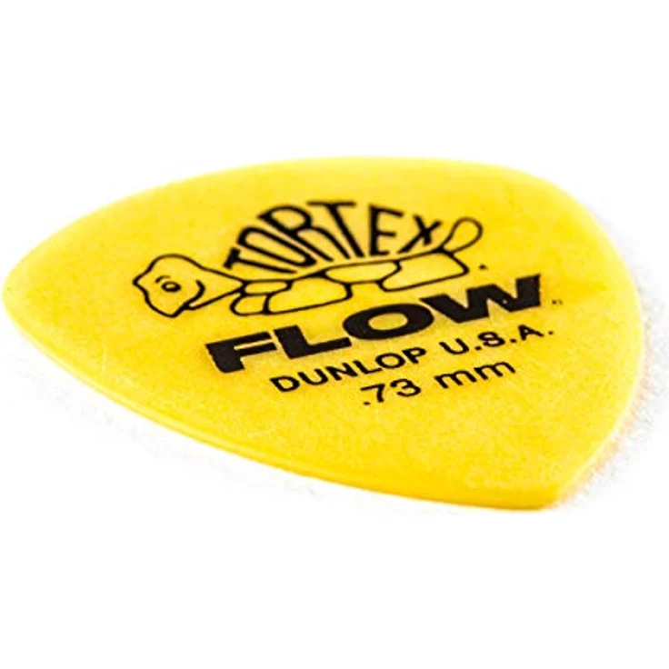 Jim Dunlop Tortex Flow Standard Plektrum, 0,73 mm, 12 Stück, robust und flexibel – Bild 3