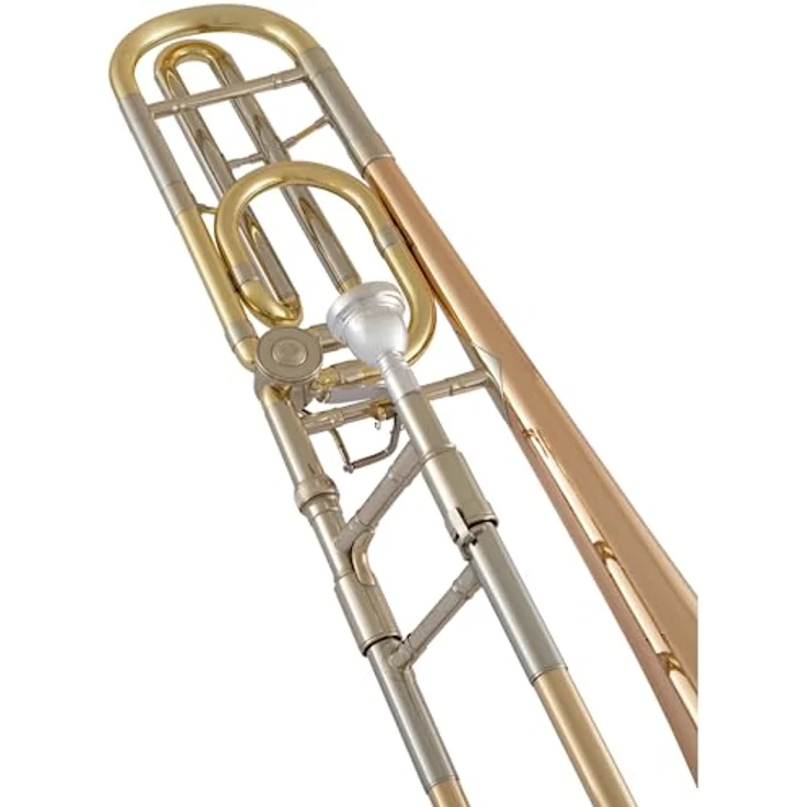 C.G.Conn 88 H Bb/F-Tenor Trombone, mit Quartventil, 8-1/2" Goldmessing Schallstück, klar lackiert, inkl. Conn 5G Mundstück und Deluxe Holz Koffer – Bild 3