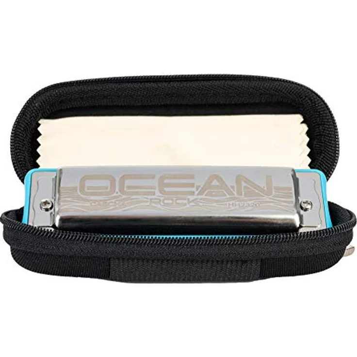 Cascha HH-2324 Ocean Rock Blue G, Diatonische Mundharmonika in G-Dur mit 20 Stimmzungen aus Phosphor-Bronze, blau – Bild 6