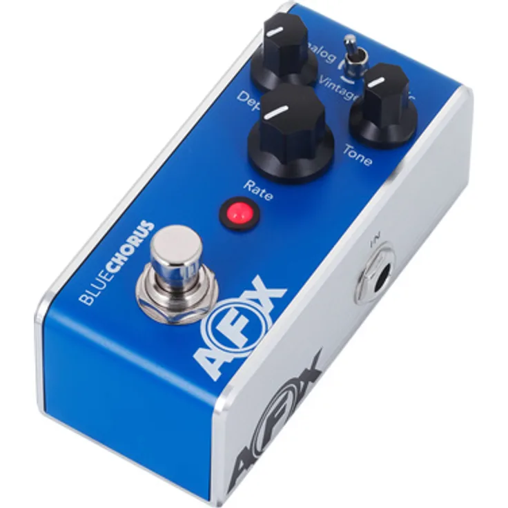 Fishman AFX BlueChorus Mini Chorus, Effektpedal für Akustikgitarre mit 3 Modi (Analog, Classic, Vintage) und Tone-Regler