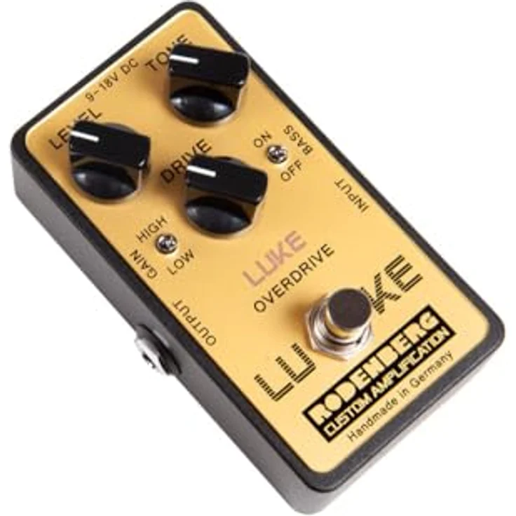 Rodenberg Luke Overdrive, Steve Lukather Signature Overdrive-Pedal mit Low und High Gain, Handmade in Deutschland – Bild 2