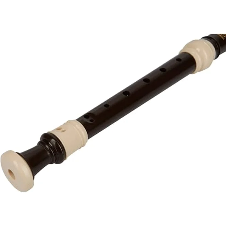 Yamaha YRS-31 Soprano Recorder, deutsche Griffweise, Doppelloch, ABS-Kunststoff, dunkelbraun mit weißen Ringen, inkl. Tasche und Zubehör – Bild 3