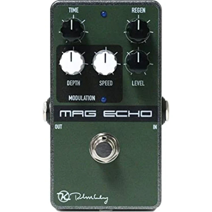 Keeley Magnetic Echo Delay, Modulated Tape Echo Effekt Pedal, True Bypass, Metallgehäuse, 112 x 68 x 51 mm, schwarz – Bild 2