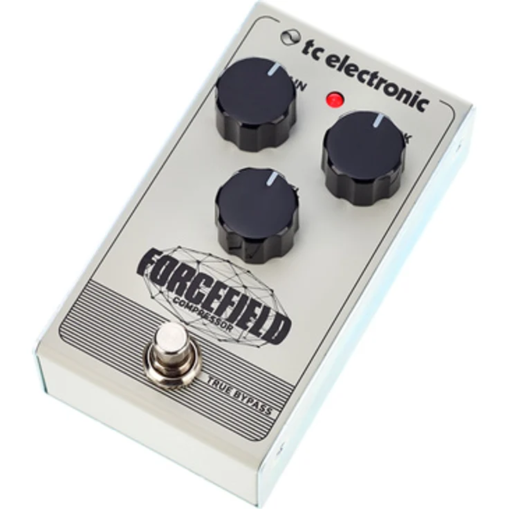 tc electronic Forcefield Compressor, E-Gitarreneffektgerät mit Compressor/Limiter, True Bypass, 9V Batterie oder Netzteil, kompakte Baugröße