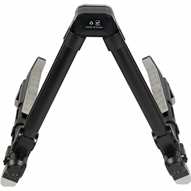 CASCHA Gitarrenständer aus Aluminium, faltbar, höhenverstellbarer Klappständer für E-Gitarre, Akustikgitarre und Bass, schwarz – Bild 4