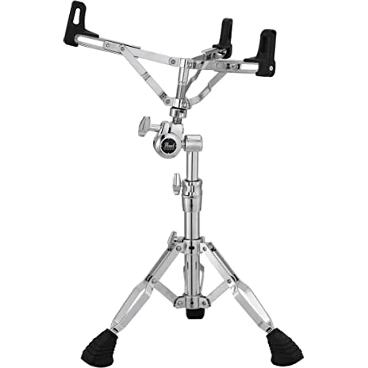 Pearl S-1030 Snare Drum Stand, doppelstrebiger Ständer mit Gyro Lock Tilter und Air Suspension Gummi Füßen, für Snare 10" - 16", Höhe verstellbar von 48 cm bis 66 cm
