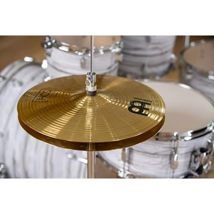 Meinl Cymbals HCS Complete Beckenset mit 14 Zoll Hihat, 16 Zoll Crash und 20 Zoll Ride - Messing, Traditionelles Finish (HCS141620) – Bild 2