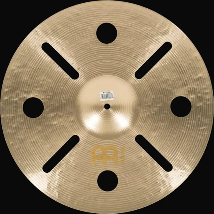 Meinl 18" Byzance Vintage Trash Crash, sandgestrahltes Schlagzeugbecken mit einzigartigem Klangbild und großen Aussparungen – Bild 2