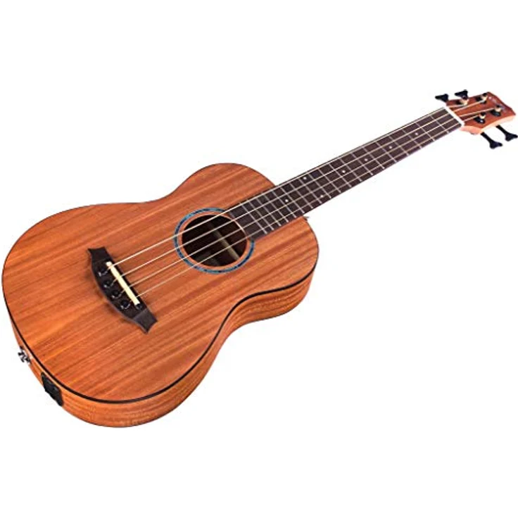 Cordoba Mini II Bass MH-E, Akustikbass mit laminierter Mahagoni-Decke, 3-Band Elektronik und Stimmgerät, Natur-Mahagoni Finish – Bild 4