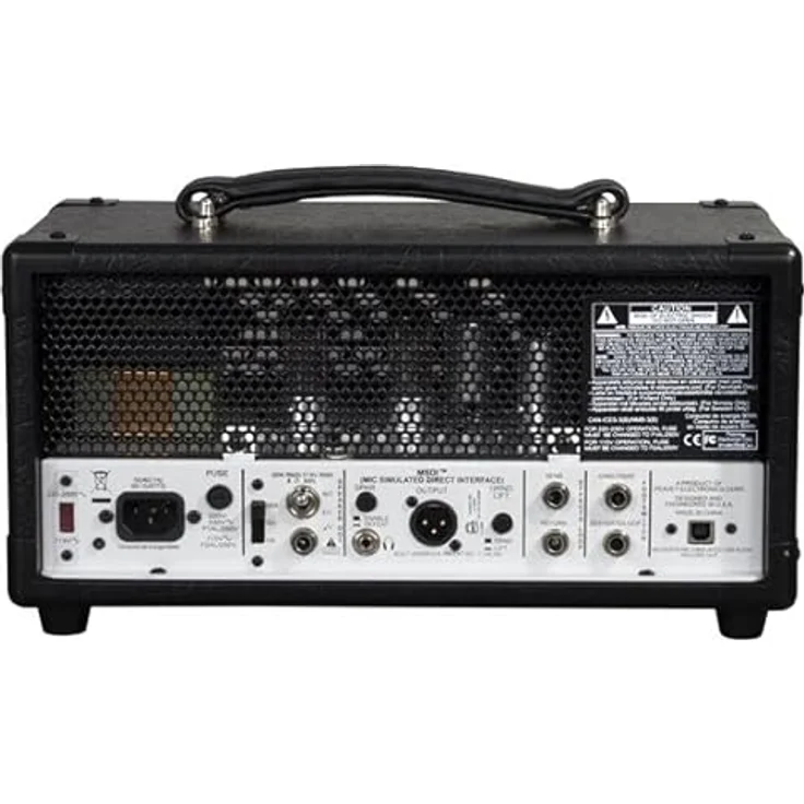 Peavey Invective MH, Röhren-Topteil für E-Gitarre mit 20 Watt RMS, Schwarz/Weiß – Bild 4