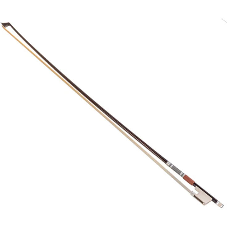 CodaBow Marquise CS Escher Violin Bow, Meisterbogen aus Kevlar und Karbon, handgefertigter Frosch aus Xebony®, Sterlingsilberdetails, Naturhaarbehaarung
