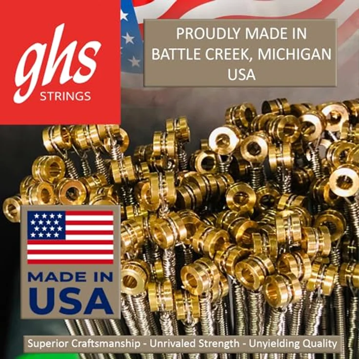 GHS Bass Boomers ML3045, Bass String Set 4-String Medium Light .045-.100, 2-Pack – Bild 4
