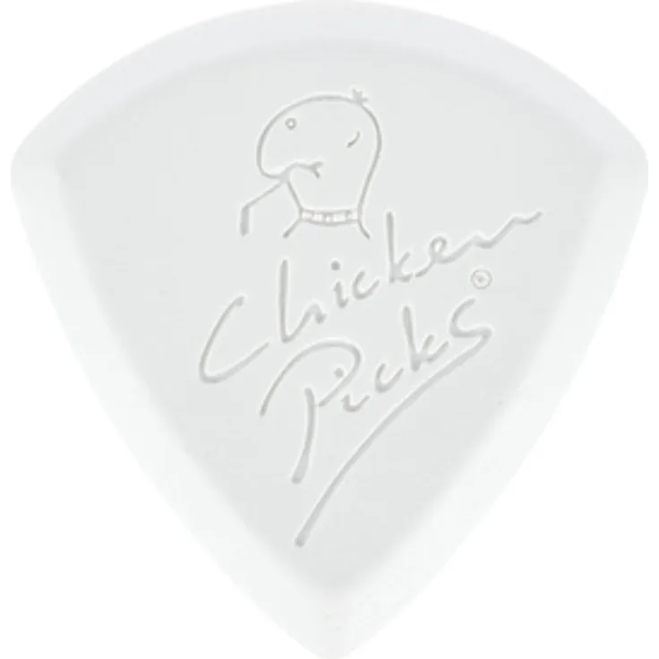 Chicken Picks Badazz III 3,2mm Pick, extrem harter Kunststoff mit geschliffenen Kanten für präzises Picking und hervorragenden Klang