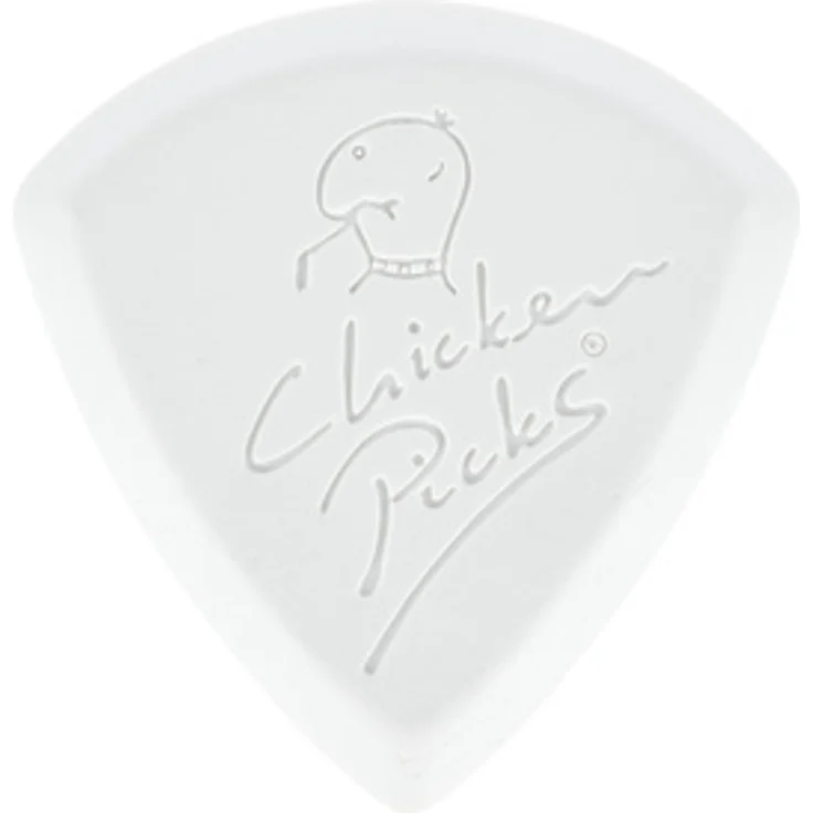 Chicken Picks Badazz III 3,2mm Pick, extrem harter Kunststoff mit geschliffenen Kanten für präzises Picking und hervorragenden Klang