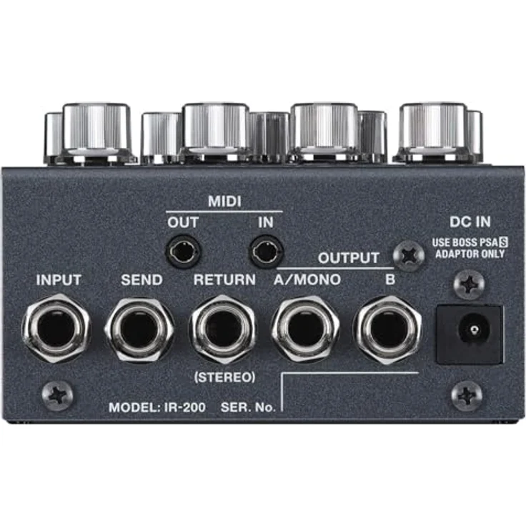 BOSS IR-200 AMP & IR Cabinet Pedal, Amp-Simulator und Impulsantworten-Loader, flexible Gestaltung, robuste Konstruktion, hohe Audioqualität – Bild 3