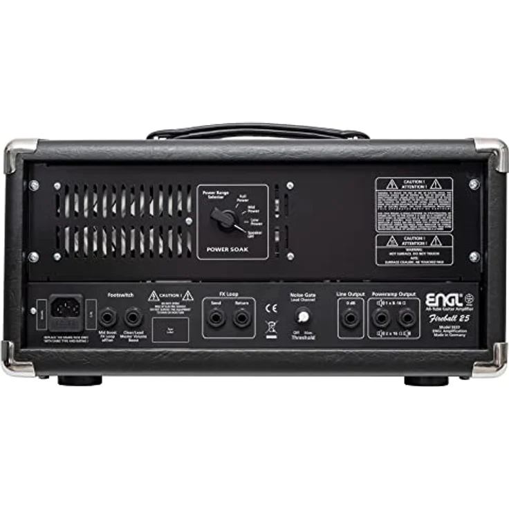Engl E633 Fireball 25, Röhren Verstärker Topteil für E-Gitarre, 25 Watt, 2 Kanäle, Noise Gate, in Schwarz – Bild 3