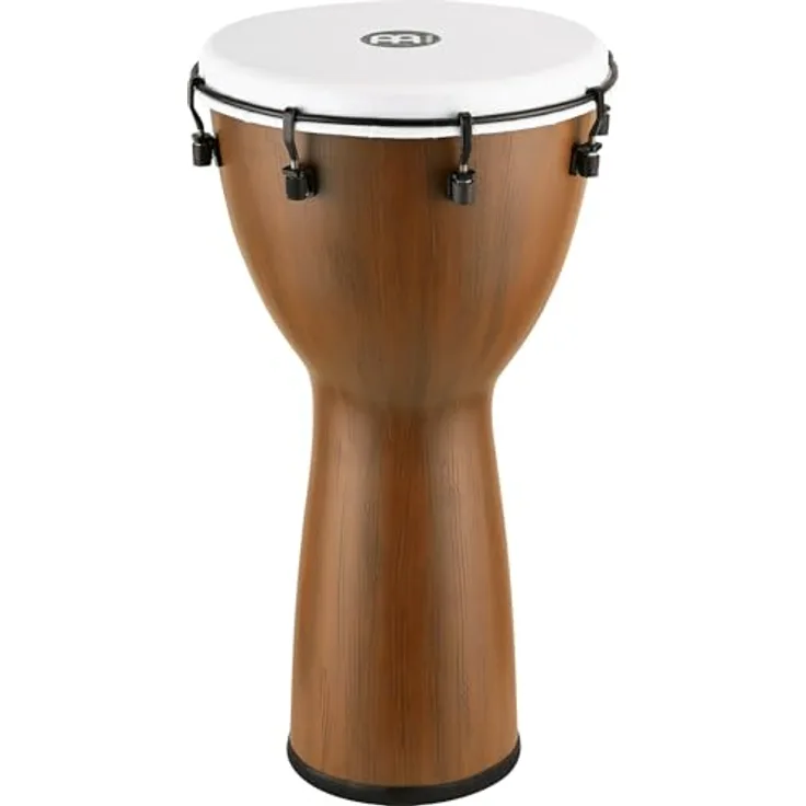 Meinl ADJ12-BW 12" Alpine Djembe, Höhe 61 cm, Farbe Barnwood, Kunststoffkorpus, rutschfester Gummiboden, mechanisches Stimmsystem