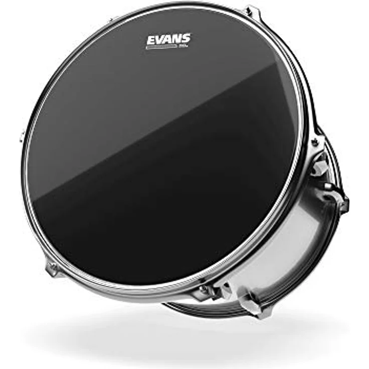 Evans ETP-CHR-F Fellset Black Chrome für Toms, 10 Zoll, 12 Zoll und 14 Zoll, klar und schwarz chrome – Bild 3
